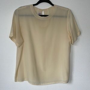 WESTBOUND | 100% SILK CREAM BLOUSE